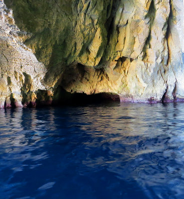 Promenade en bateau  la Grotte bleue, Malte