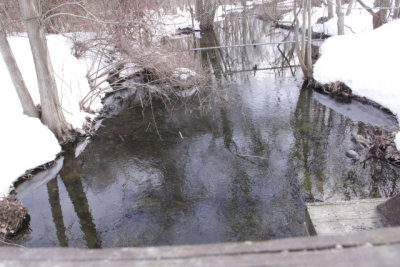 Bike/Triking around frozen Rockland Lake