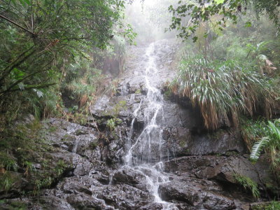Biotopo del Quetzal waterfall