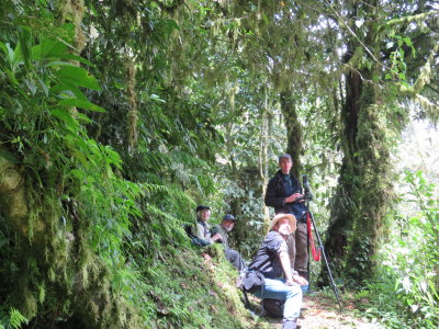 Tour participants at Chelemha Reserve