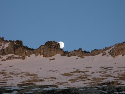 June moon at Grizzly Lake