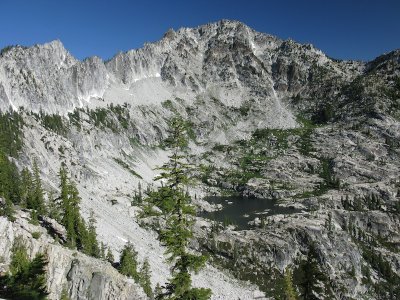 Mirror lake after Kalmia pass