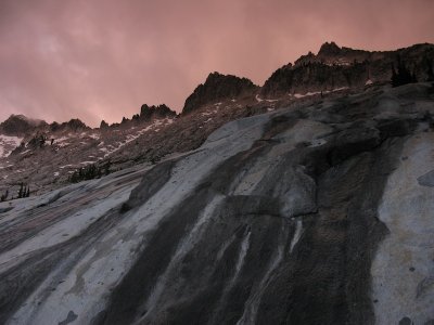 Sunset on Greyrock pass