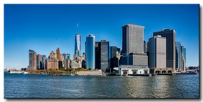 NYC Skyline taken from Staten Island Ferry