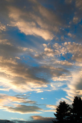 20th September 2013  Friday night chaotic sky