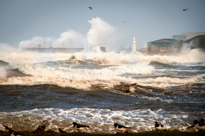 5th December 2013  high tide in a storm