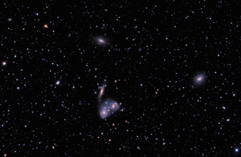 NGC 6769, 6770 & 6771 - The Devils Mask