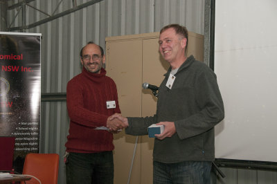 David wins second prize - imaging