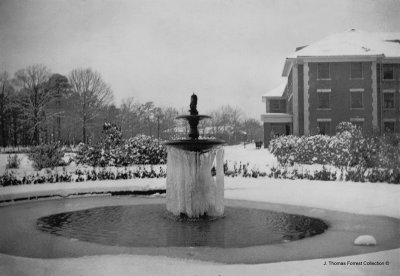 ECU Cotton Hall in the Snow 1936