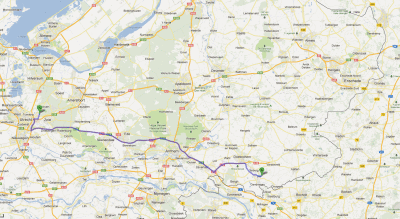 Google Maps De Bilt Silvolde 11 mei 2013