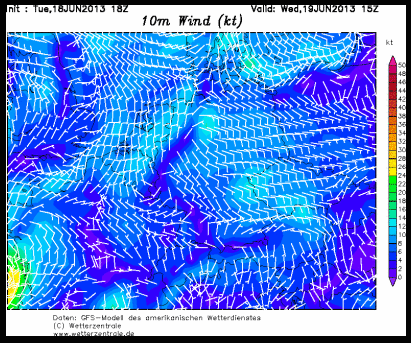 GFS 10m Wind