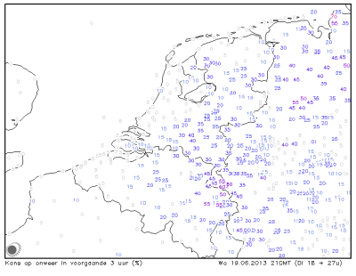 MeteoVista 20130618 1800 20130619 2100 kansoponweer