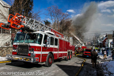 Lawrence, Ma 3rd Alarm Fire 2/13/2016