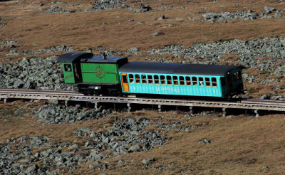 One of the Bio-Diesel engines pushing up the mountain