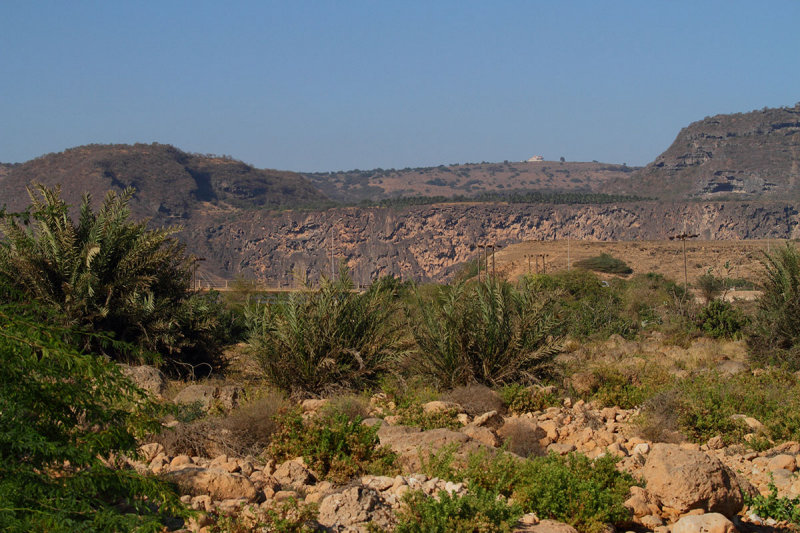 Cut from the Lava plateau from Wadi Darbat
