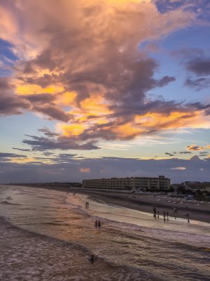 From Folly Pier at Sunset