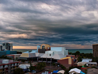 A cloudy day over Darwin