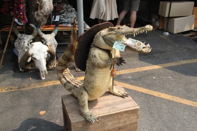 Crocodile God on Weekend Market