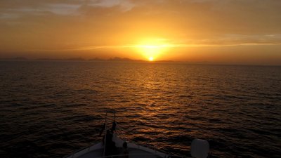 Sunset on the red sea