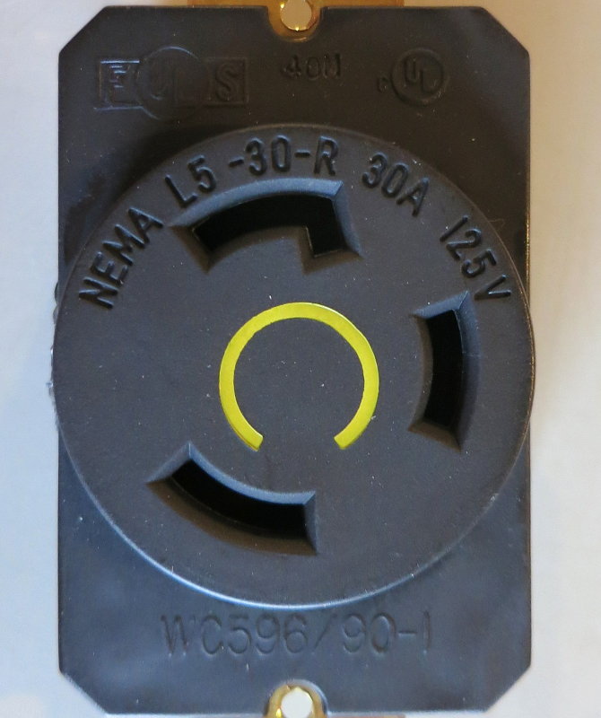 A NEMA L5-30 Socket