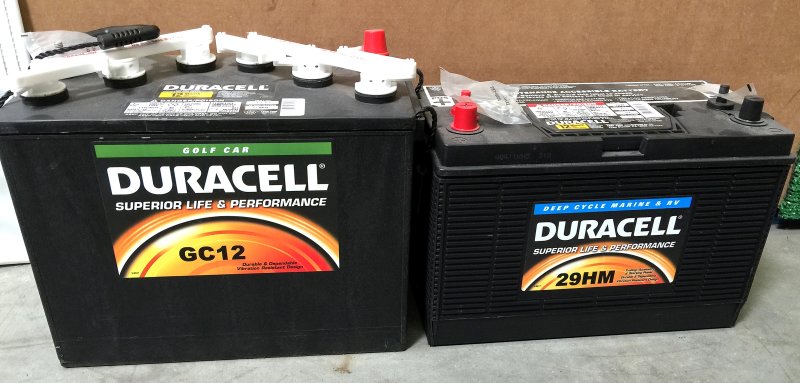There are Also 12V Golf Cart Batteries