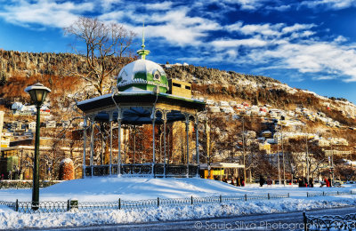 Festplassen after a bit of snow