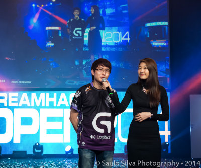 Dreamhack Winter's champion of 2014, Millenium's ForGG after defeating Life