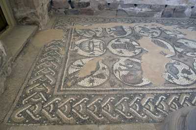 Jordan Petra 2013 2278b Byzantine Church mosaic.jpg