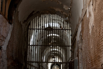 The grate above