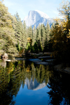 Half Dome, reflected