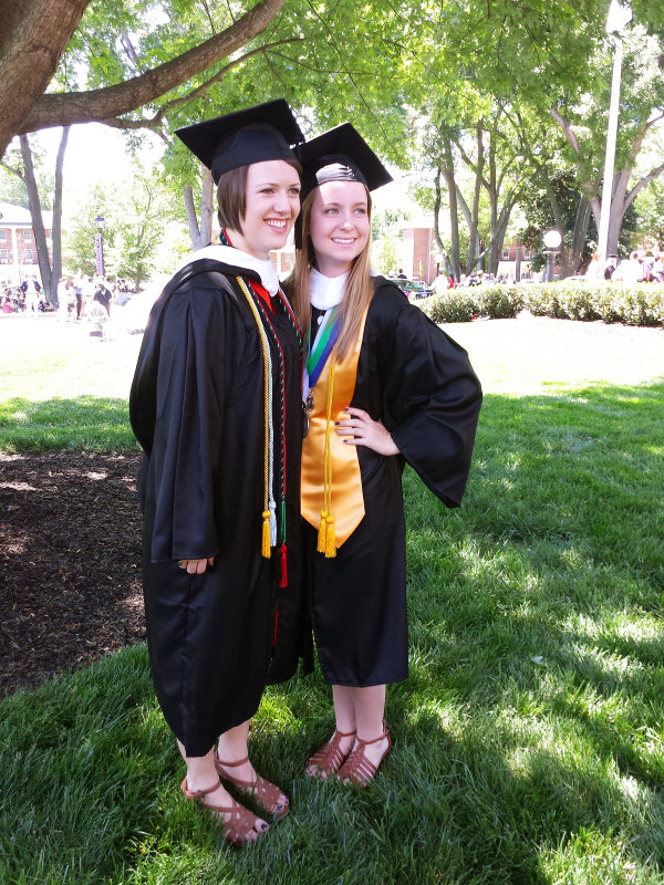 Caroline and Katie