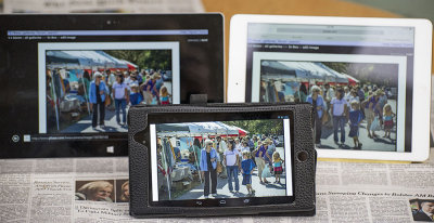 Surface 2, Nexus 7 (2013) and iPad Air