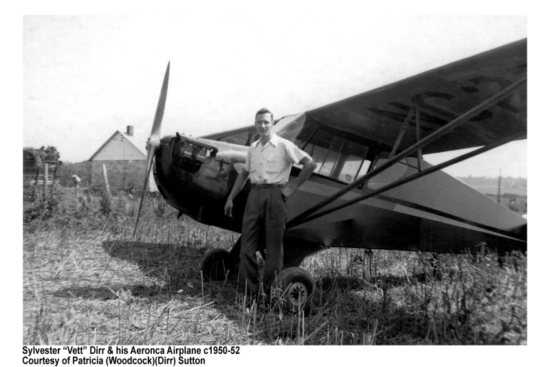 Sylvester Dirr & Aeronca c1950-52.jpg