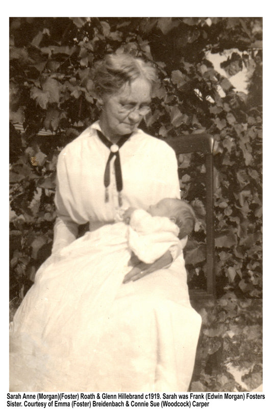 Sarah Anne (Morgan) (Foster) Roath & Glenn Hillebrand c1919.jpg