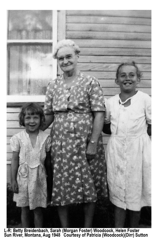 Betty, Sarah Woodcock, Helen Aug 1948