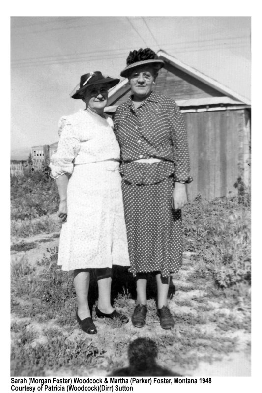 Sarah Woodcock & Martha Foster, Montana 1948