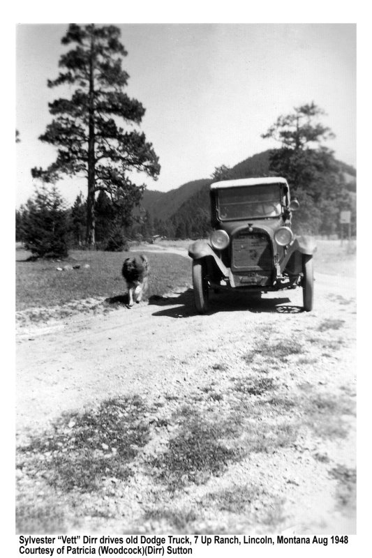 Sylvester Dirr & Dodge Truck Montana 1948