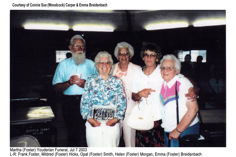 Martha Youderian Funeral - Her Siblings 2003