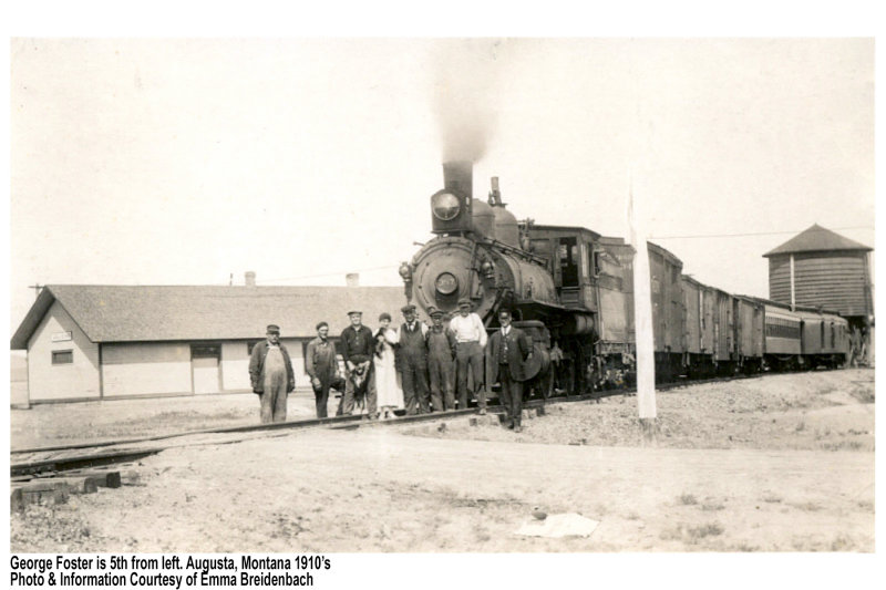 George Foster on GN357 Augusta MT 1910s
