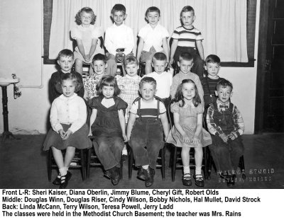 Kindergarten, Butler, Indiana - 1953/1954