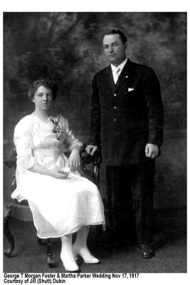 George Foster & Martha Parker Wedding Nov 11, 1917