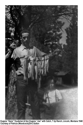 Eugene Youderian & Son Eugene Fish, Montana 1948