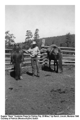 Eugene Youderian 7 Up Ranch, Lincoln, Montana 1948