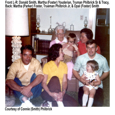 Youderians, Smiths, Philbricks & Martha Foster