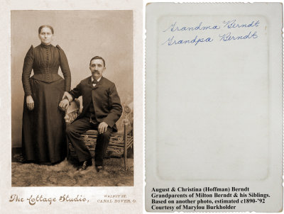 Grandparents August & Christina (Hoffman) Berndt