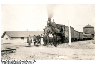 George Foster on GN357 Augusta MT 1910s