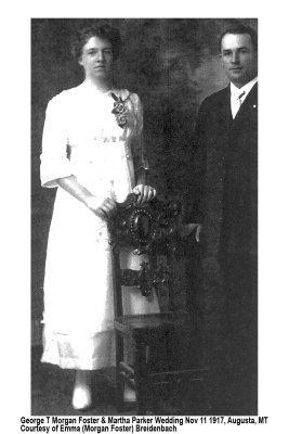 George & Martha Wedding Nov. 11, 1917