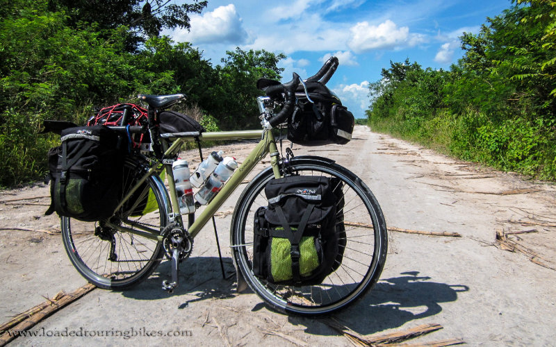 456    Michael touring Belize - GT Nomad touring bike