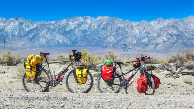 459    Dallon and Heather touring California - Surly Ogre & Troll