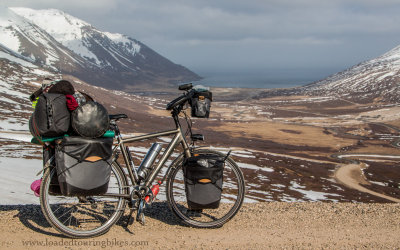 463    Mirjam touring Iceland - Multicycle Leader touring bike